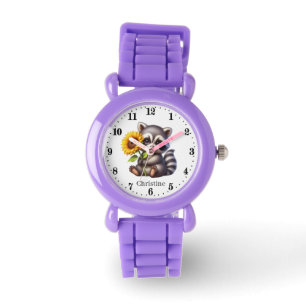 Cute girls raccoon lovers add name watch