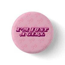 cute girly button
