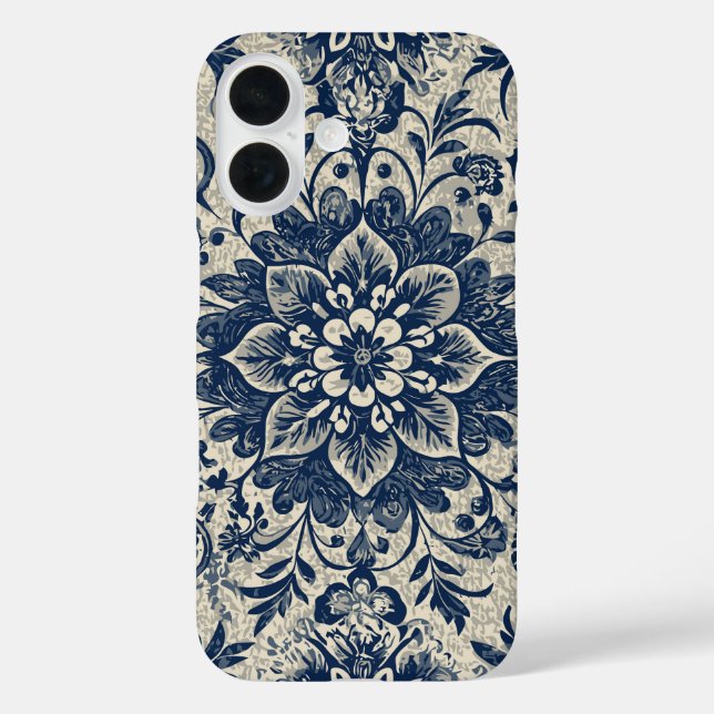 Cute Girly Floral Art Nouveau Design Case-Mate iPhone Case (Back)