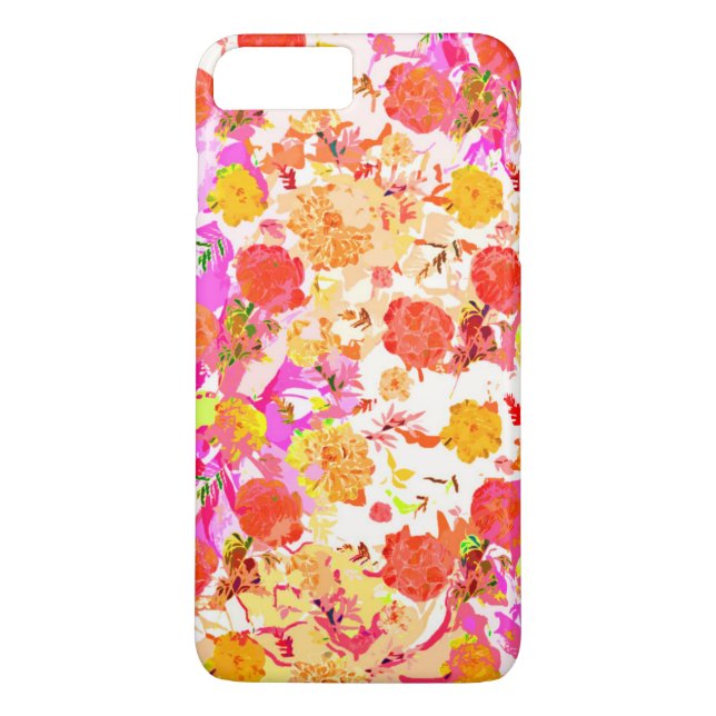Cute girly flowers pattern Case-Mate iPhone case (Back)