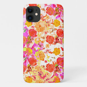 Cute girly flowers pattern iPhone 11 case
