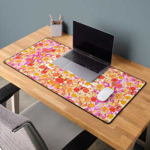 Cute girly flowers pattern Case-Mate samsung galax Desk Mat