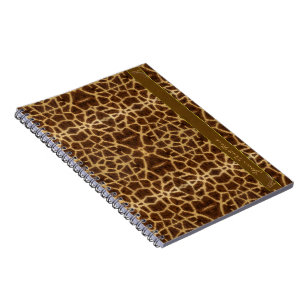 Cute Girly Giraffe Pattern Animal Print & Stiletto Notebook