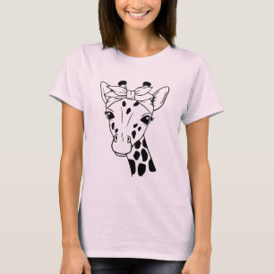 Cute Girly Giraffe T-Shirt