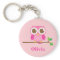 Cute Girly Pink Owl on Branch For Girls
