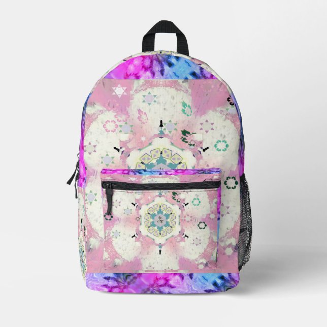 Cute Girly  Printed Backpack (Front)