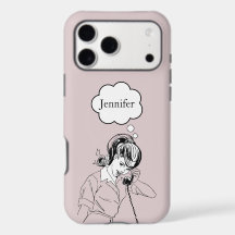 Cute Girly Retro iPhone / iPad case