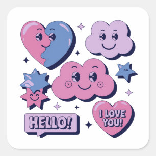 Cute girly stickers