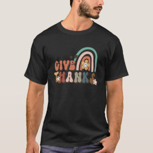 Cute Give Thanks Rainbow Give Thanks All Thing T-Shirt