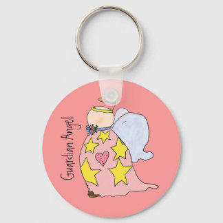 Cute Gladys the Guardian Angel Keychain
