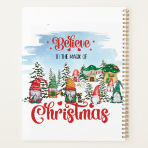 Cute Gnome Celebrating Christmas Holiday Planner