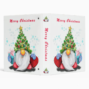 Cute Gnome Christmas Binder