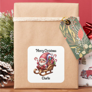 Cute gnome Christmas holiday Sticker