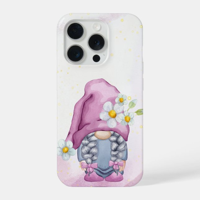 Cute Gnome Girl Phone Case (Back)