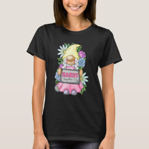 Cute Gnome Nanny Happy Mother s Day For Mom Gnomie T-Shirt