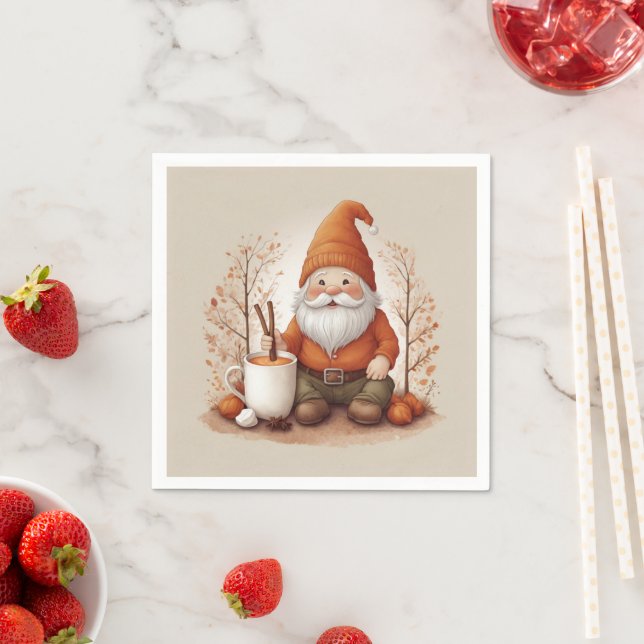 Cute Gnome  Napkin (Insitu)