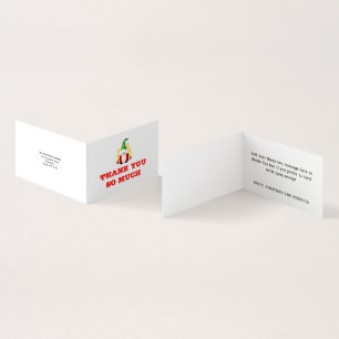 Cute Gnome Thank You Message Christmas