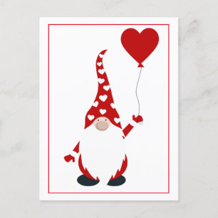 Cute Gnome Valentine Postcard