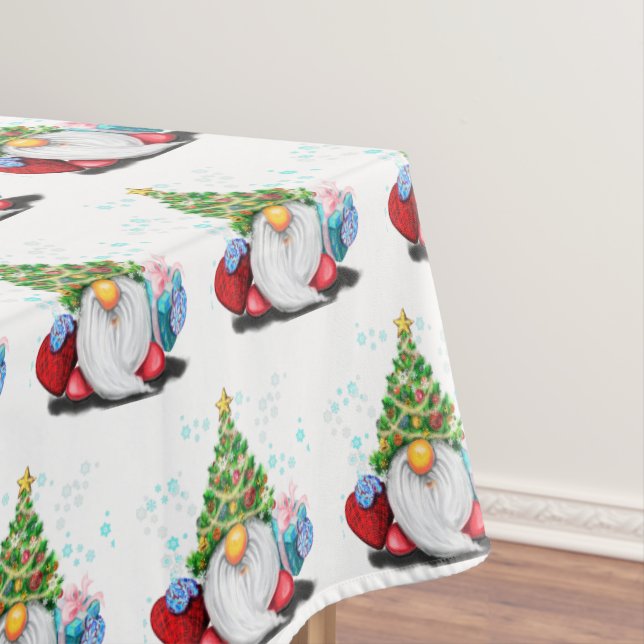 Cute Gnomes Christmas Tablecloth (In Situ)