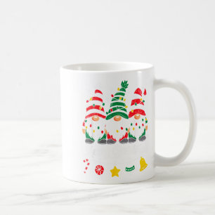 Cute Gnomes Merry Christmas Light Family Gnome Xma Coffee Mug