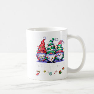 Cute Gnomes Merry Christmas Light Family Gnome Xma Coffee Mug