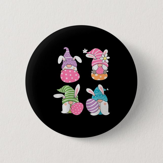 Cute Gnomes Premium Tri-blend  2 Inch Round Button (Front)