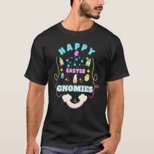 Cute Gnomies Happy Easter Egg Hunting Kids Men Wom T-Shirt