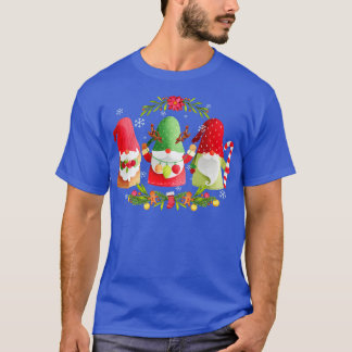 Cute Gnomies Ornament Mistletoe Merry Christmas T-Shirt