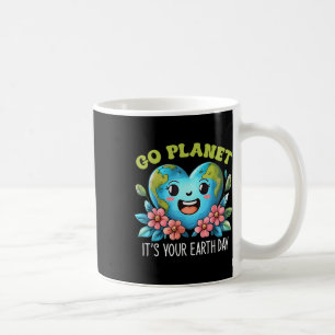 Cute Go Planet Its Your Earth Day 2025 Teacher Boy Coffee Mug