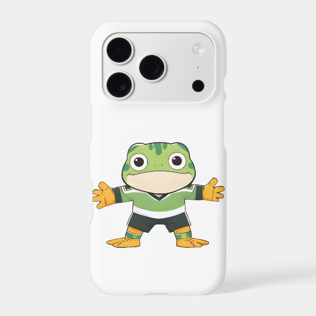 Cute Goalkeeper Frog Soccer Kawaii Design (Back)