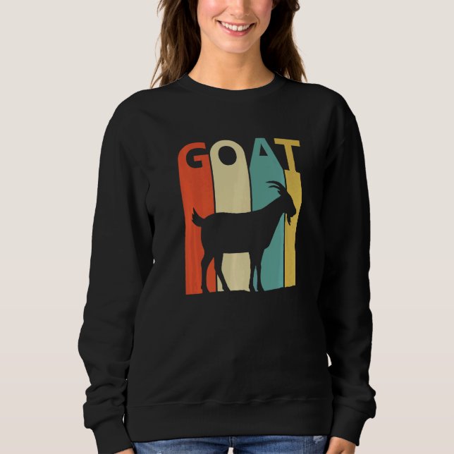 Cute Goat Animal   Sweatshirt (Front)