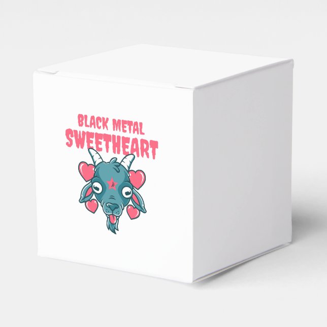  Cute Goat Head Baphomet Favor Box (Front Side)