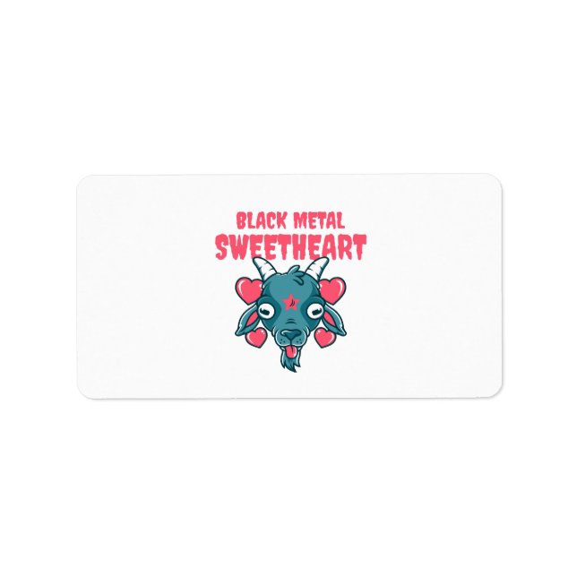  cute goat head baphomet label (Front)