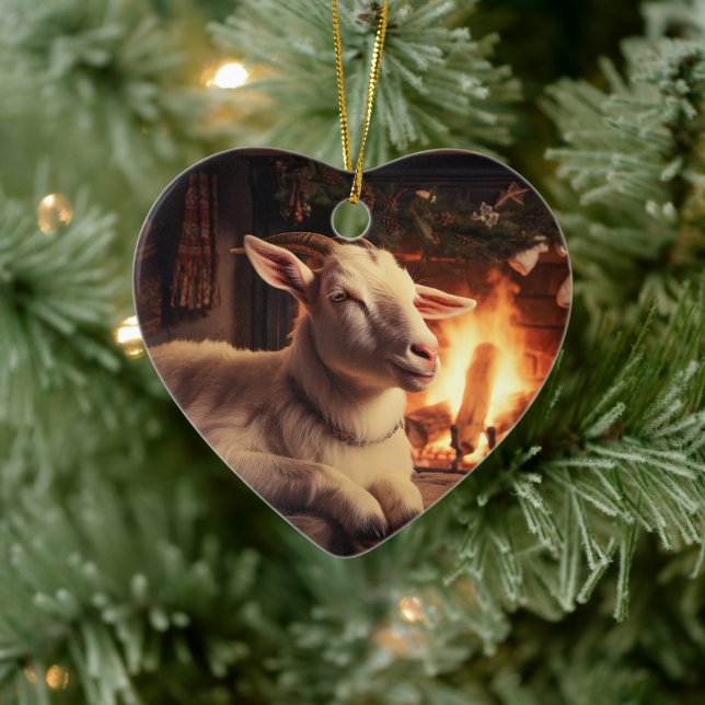 Cute Goat Ornament Decor, Gifts for Goat Lovers  (Tree)