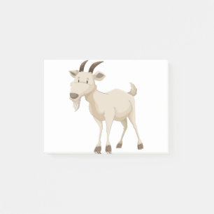 Cute goat post-it notes