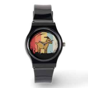 Cute Goat Retro Watch