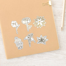 Cute Gold Abstract Flowers Part2