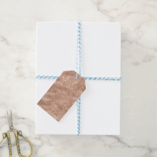 Cute Gold Cheetah Leopard Skin Print Pattern Gift Tags