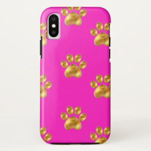 Cute gold paws Case-Mate iPhone case