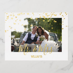 Cute Golden Hearts ,simple Thank you Card