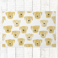 Cute Golden Labrador Retriever Dog Pattern