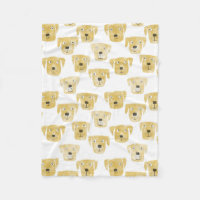 Cute Golden Labrador Retriever Dog Pattern