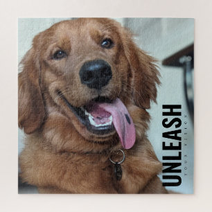 Cute Golden Retriever   Original Dog Photography Jigsaw Puzzle