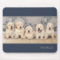 Cute Golden Retriever Puppy Dog Personalized Name