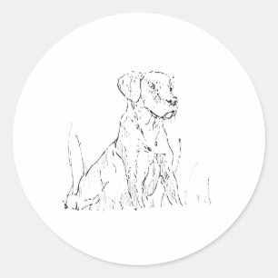 Cute Golden Retriever Sticker