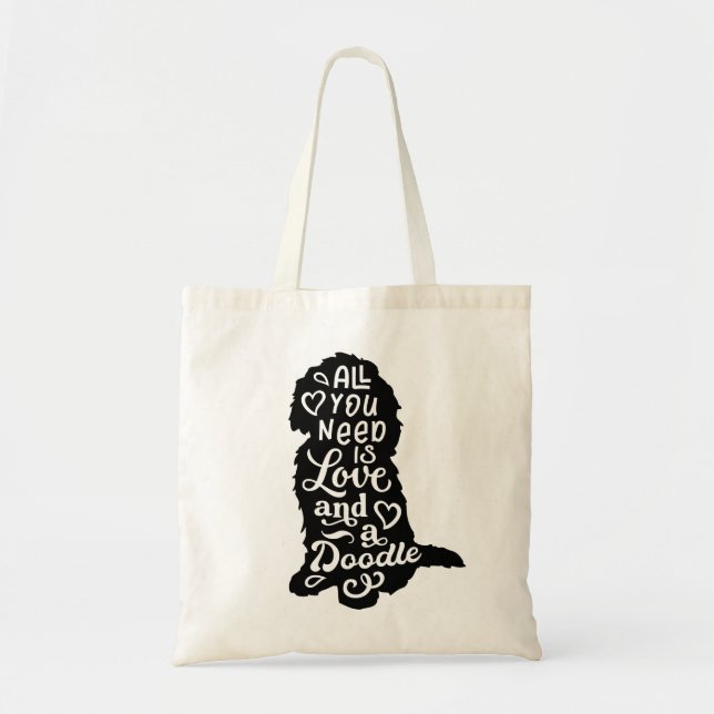 Cute Goldendoodle Labradoodle Sac fourre-tout (Devant)