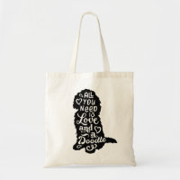 Cute Goldendoodle Labradoodle Tote Bag