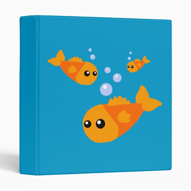 Cute Goldfish Binder (Front/Spine)