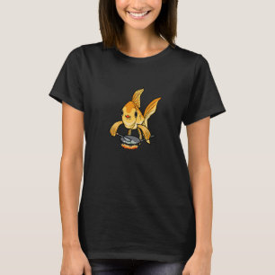 Cute Goldfish Cooking Hobby Chef Aquaristics T-Shirt
