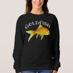 Cute Goldfish Freshwater Aquarium Fish Mom Dad Kid Sweatshirt